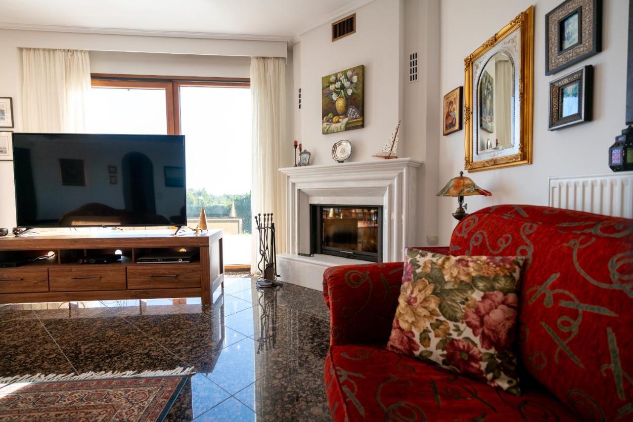 Villa Bougainvillea Epanomí Ngoại thất bức ảnh